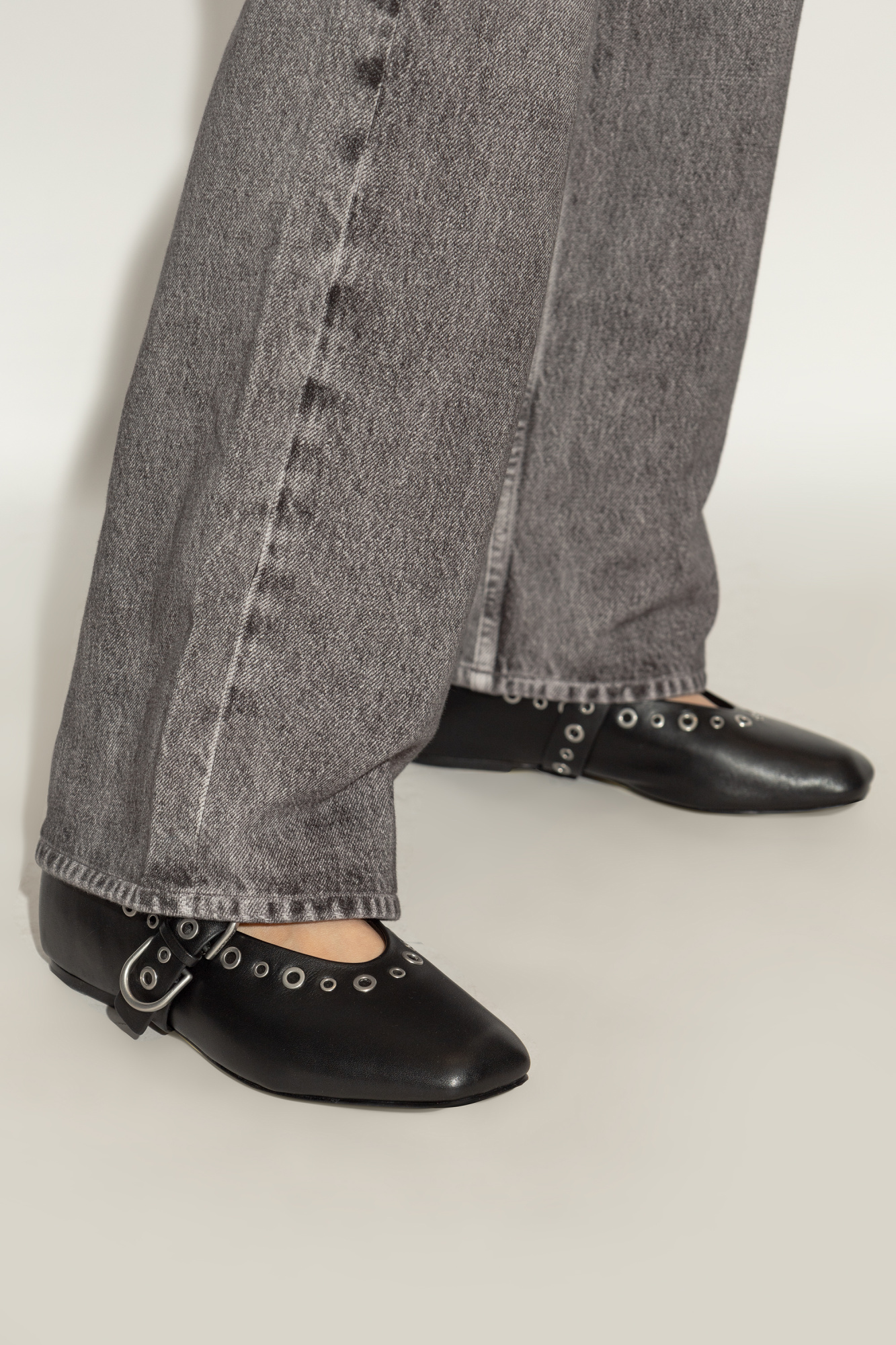 City ballet flats Black  フラットシューズ bando-3p-baggu-valley-mesh-